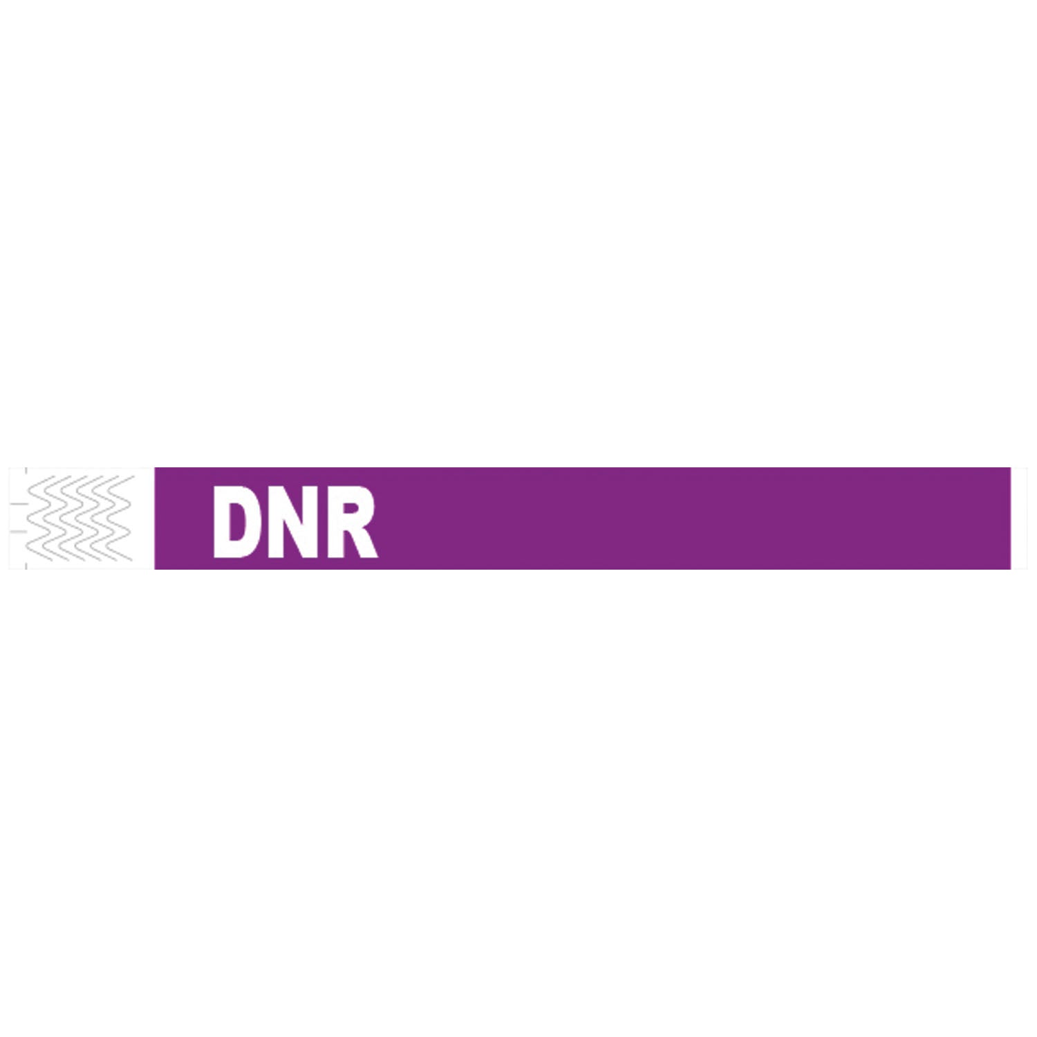 Wristband, Tyvek, 1", DNR, Purple, 1000/bx