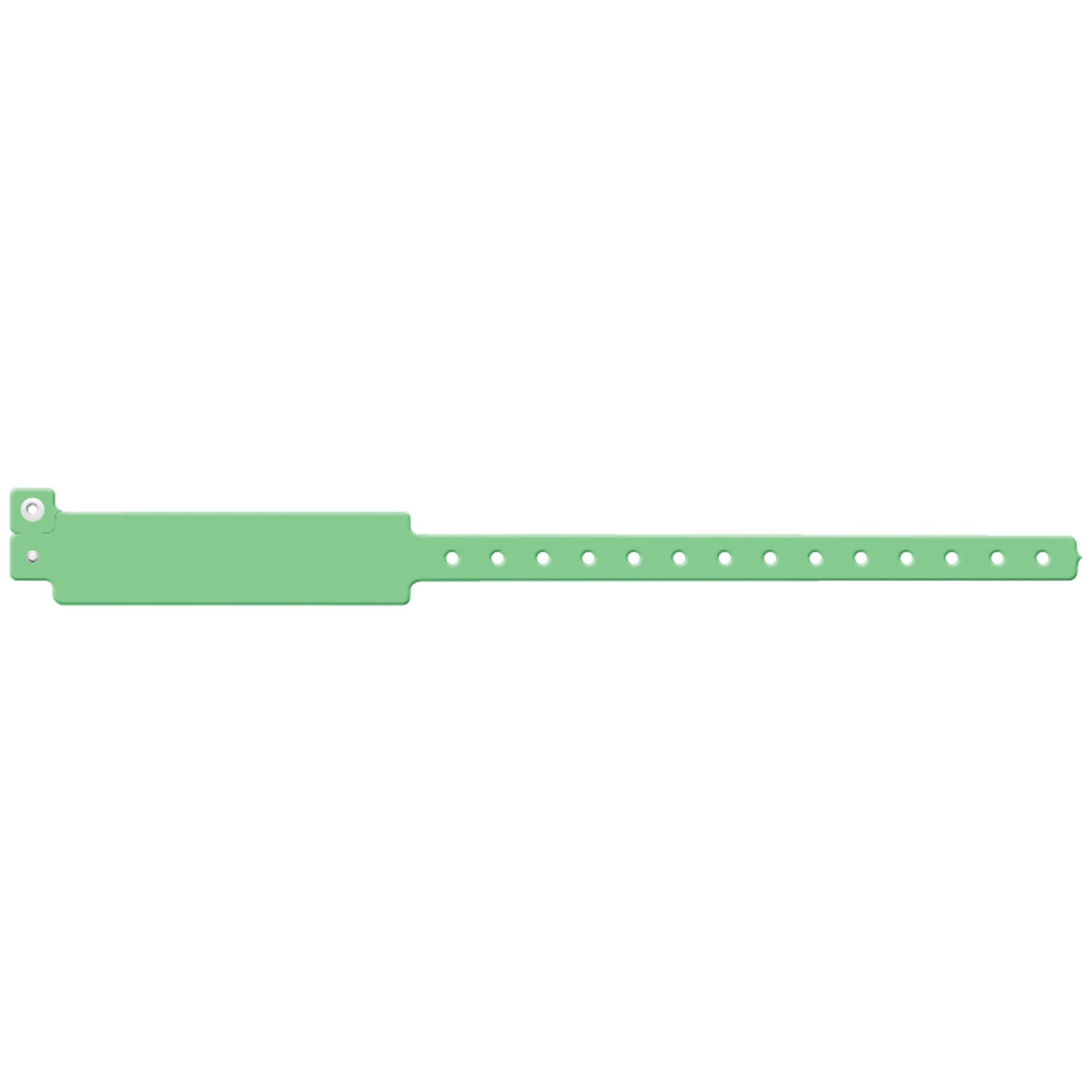 Wristband, Adult, Write-On Vinyl, Green, 500/bx
