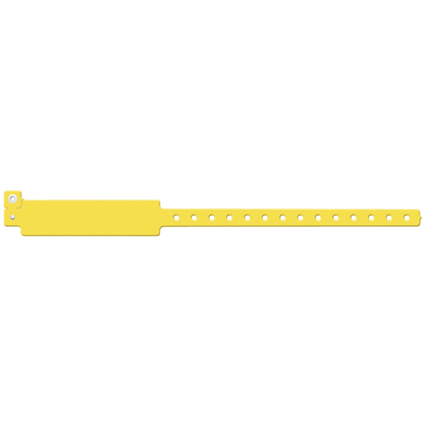 Wristband, Adult, Write-On Vinyl, Yellow, 500/bx