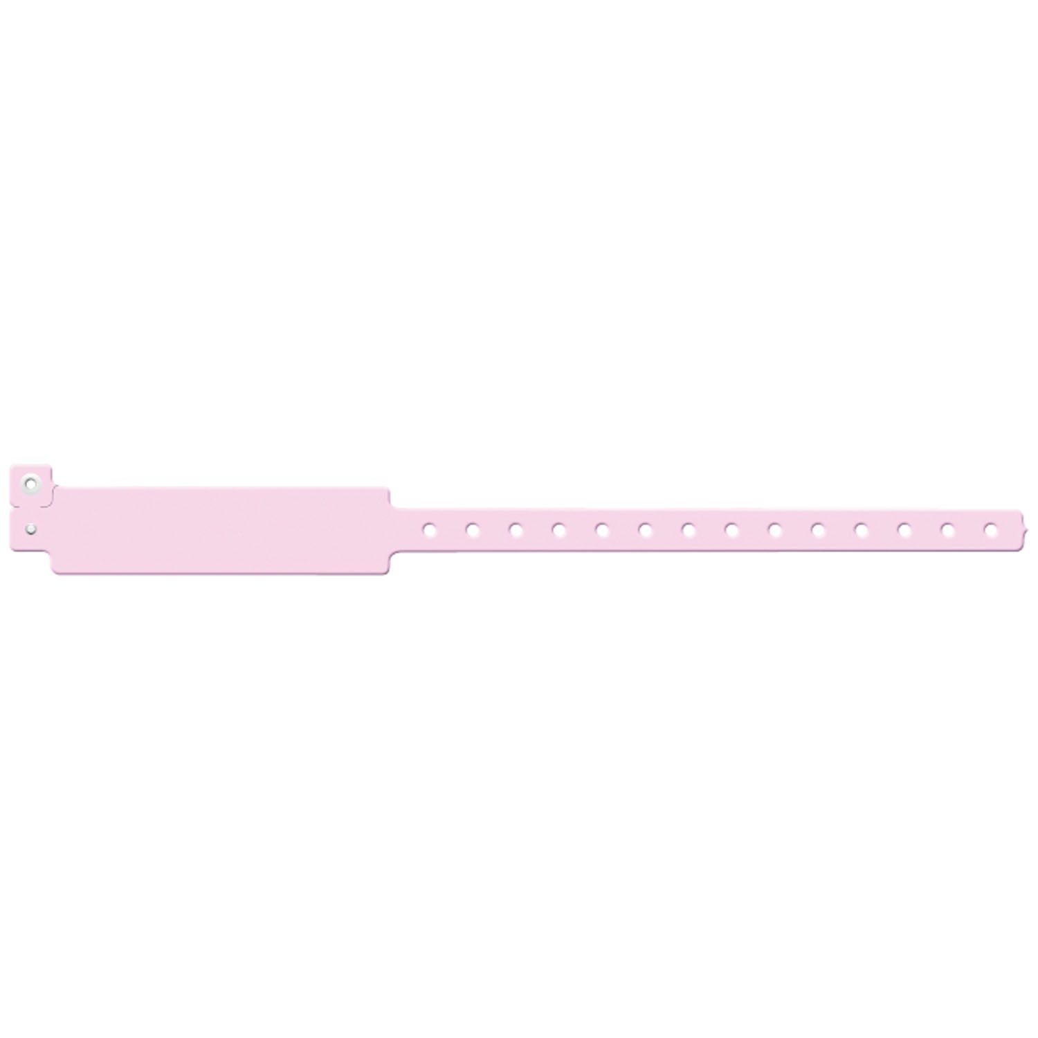Wristband, Adult, Write-On Vinyl, Pink, 500/bx