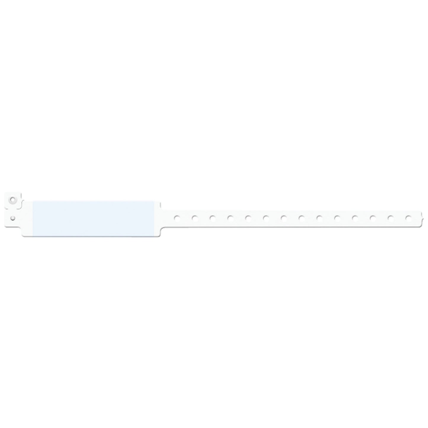 Wristband, Adult, Imprinter Vinyl, Custom Printed, White, 500/bx