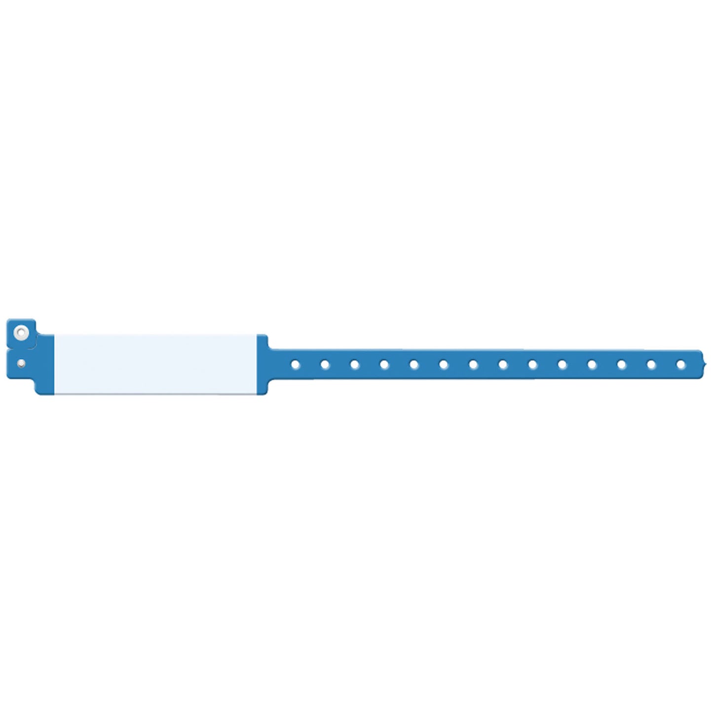 Wristband, Adult, Imprinter Vinyl, Custom Printed, Blue, 500/bx