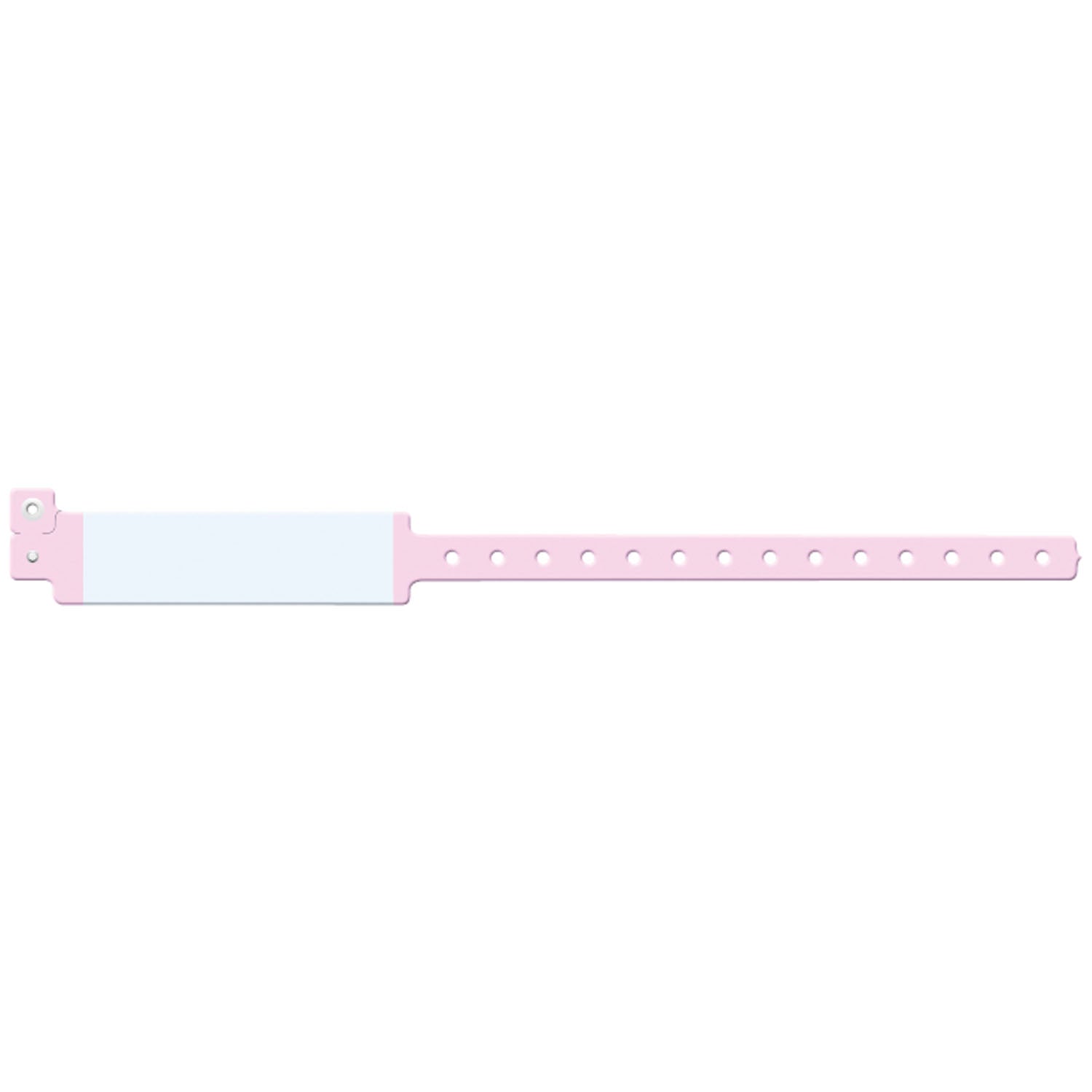 Wristband, Adult, Imprinter Vinyl, Custom Printed, Pink, 500/bx