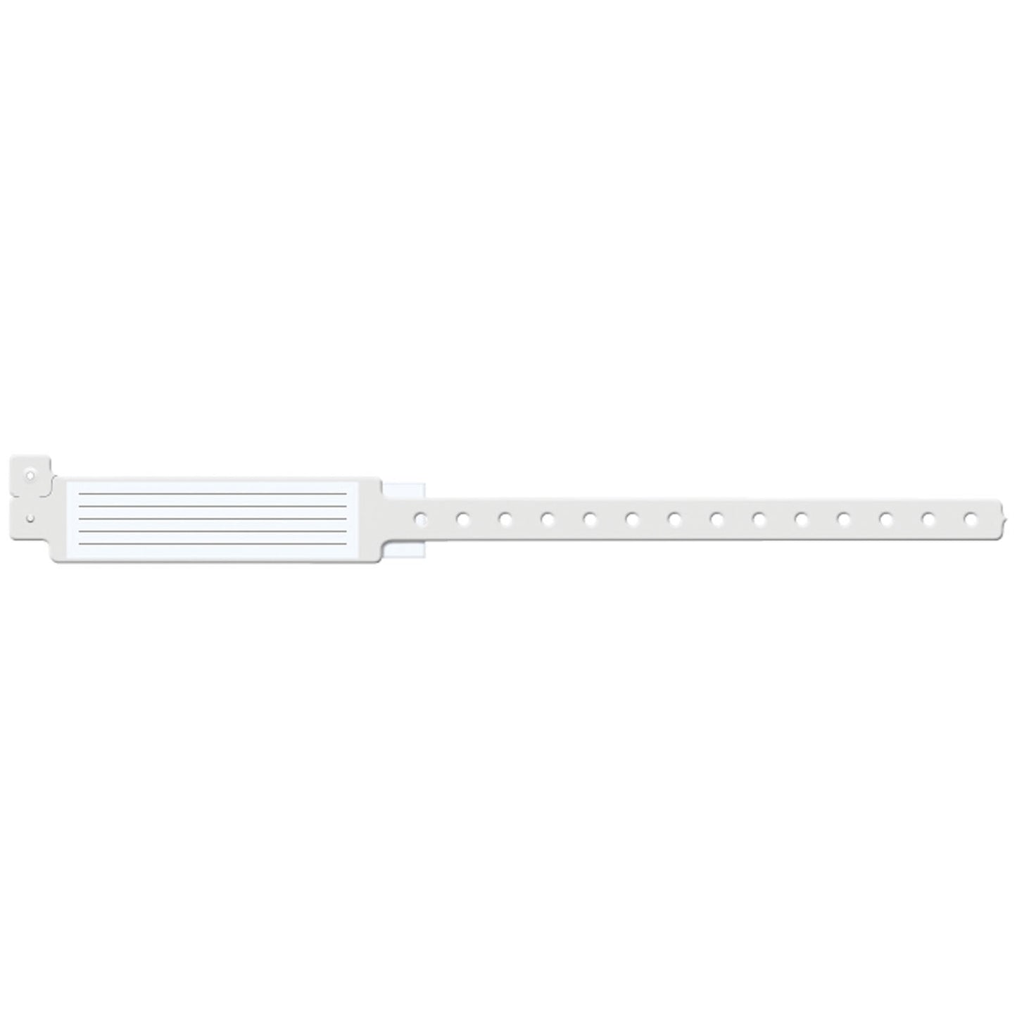 Wristband, Adult, 12", Insert Vinyl, Custom Printed, Clear, 250/bx