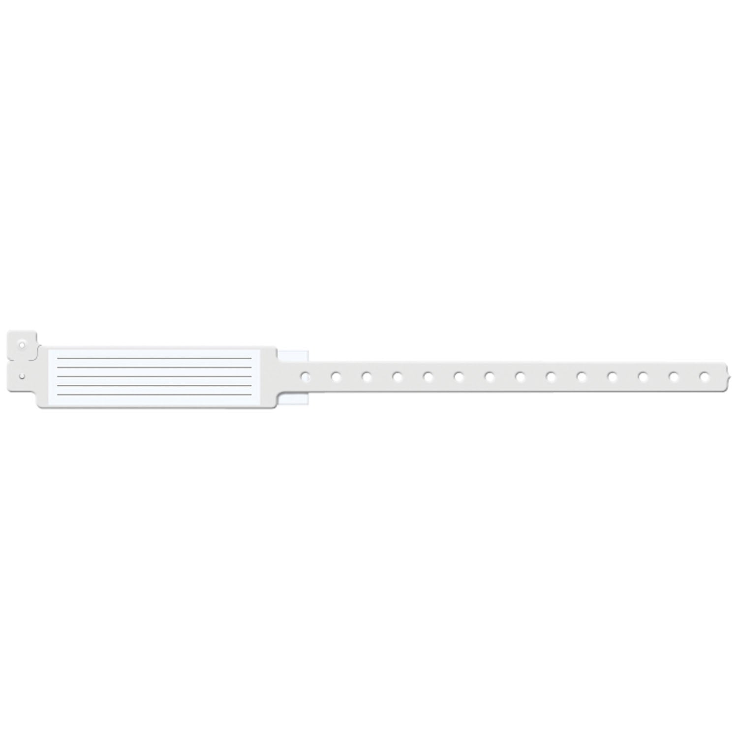 Wristband, Adult, 12", Insert Vinyl, Custom Printed, Clear, 250/bx