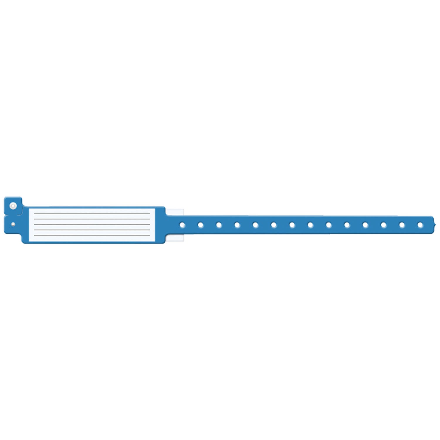 Wristband, Adult, 12", Insert Vinyl, Blue, 250/bx
