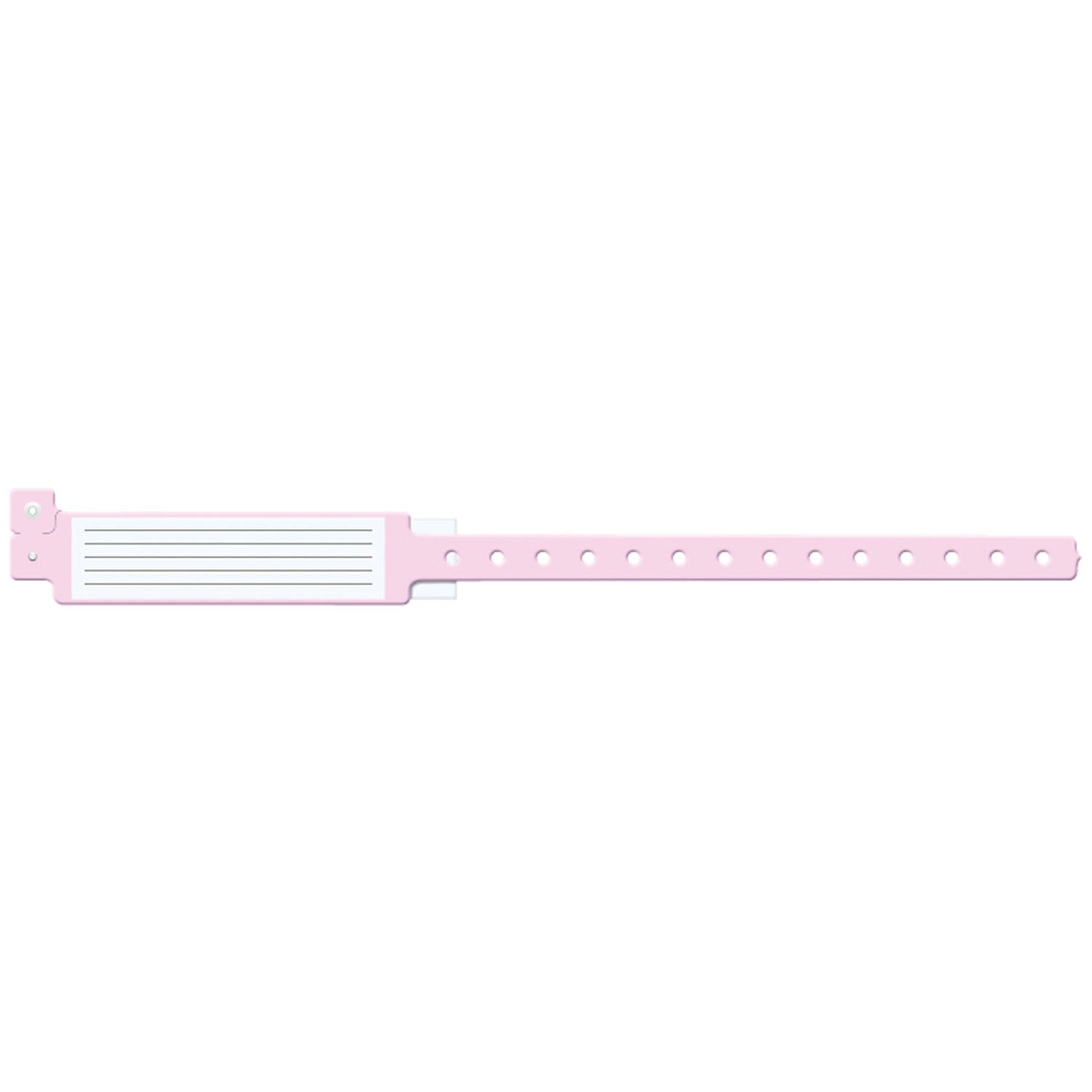 Wristband, Adult, 12", Insert Vinyl, Pink, 250/bx