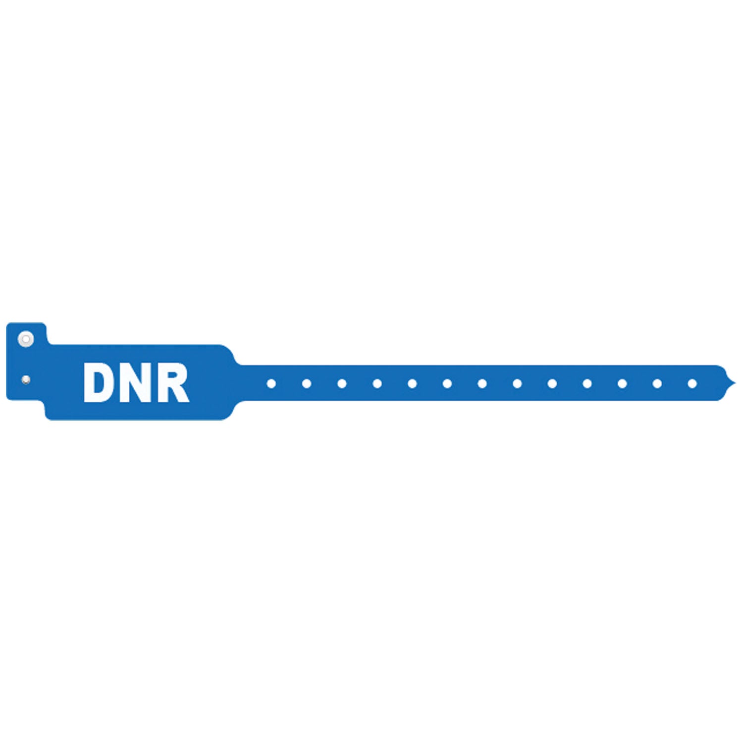 Wristband, Adult/ Pediatric, Tri-Laminate, DNR, Blue, 500/bx