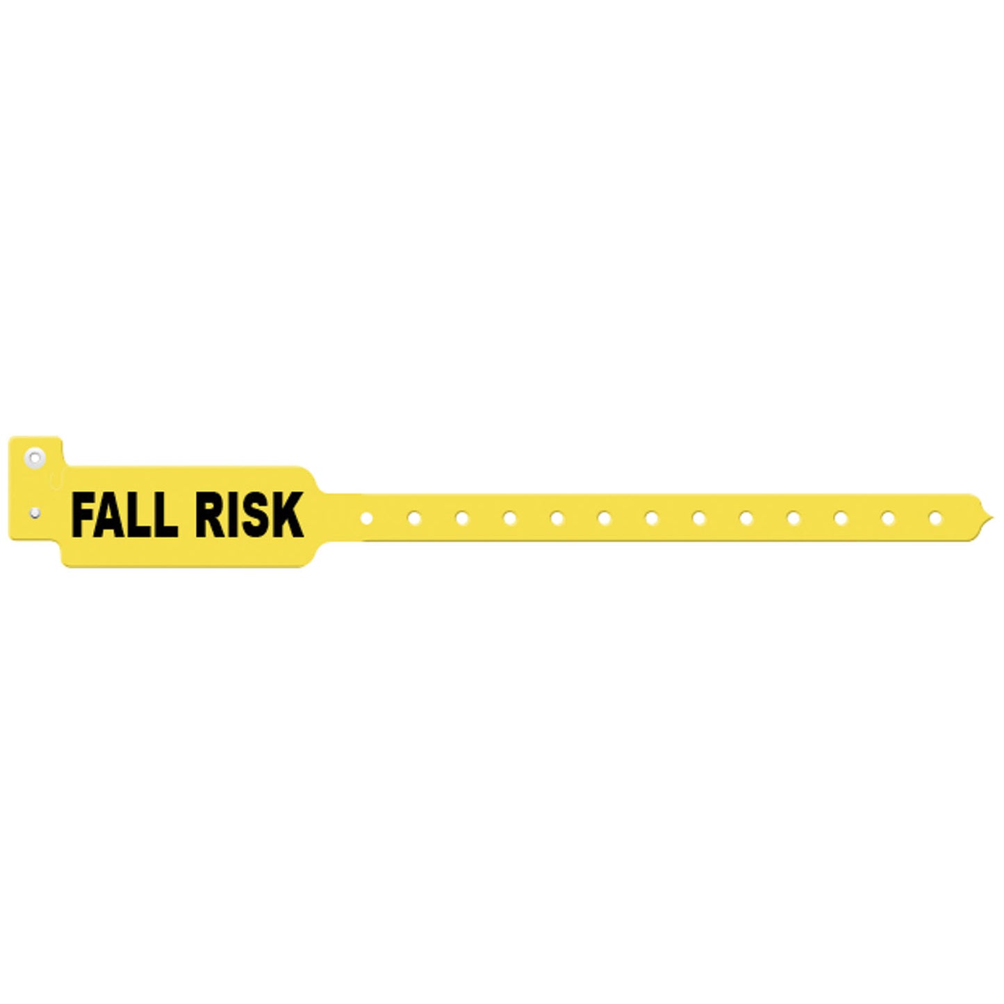 Wristband, Adult/ Pediatric, Tri-Laminate, Fall Risk, Yellow, 500/bx