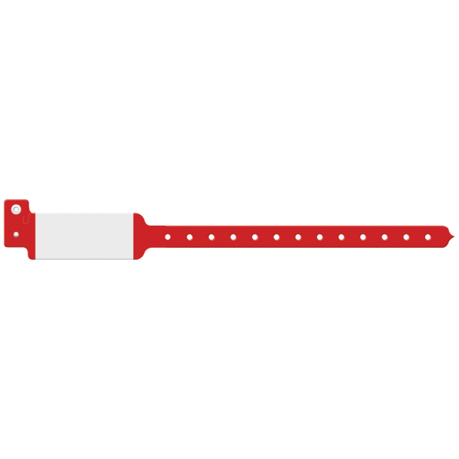 Wristband, Adult/ Pediatric, Imprinter Tri-Laminate, Red, 500/bx