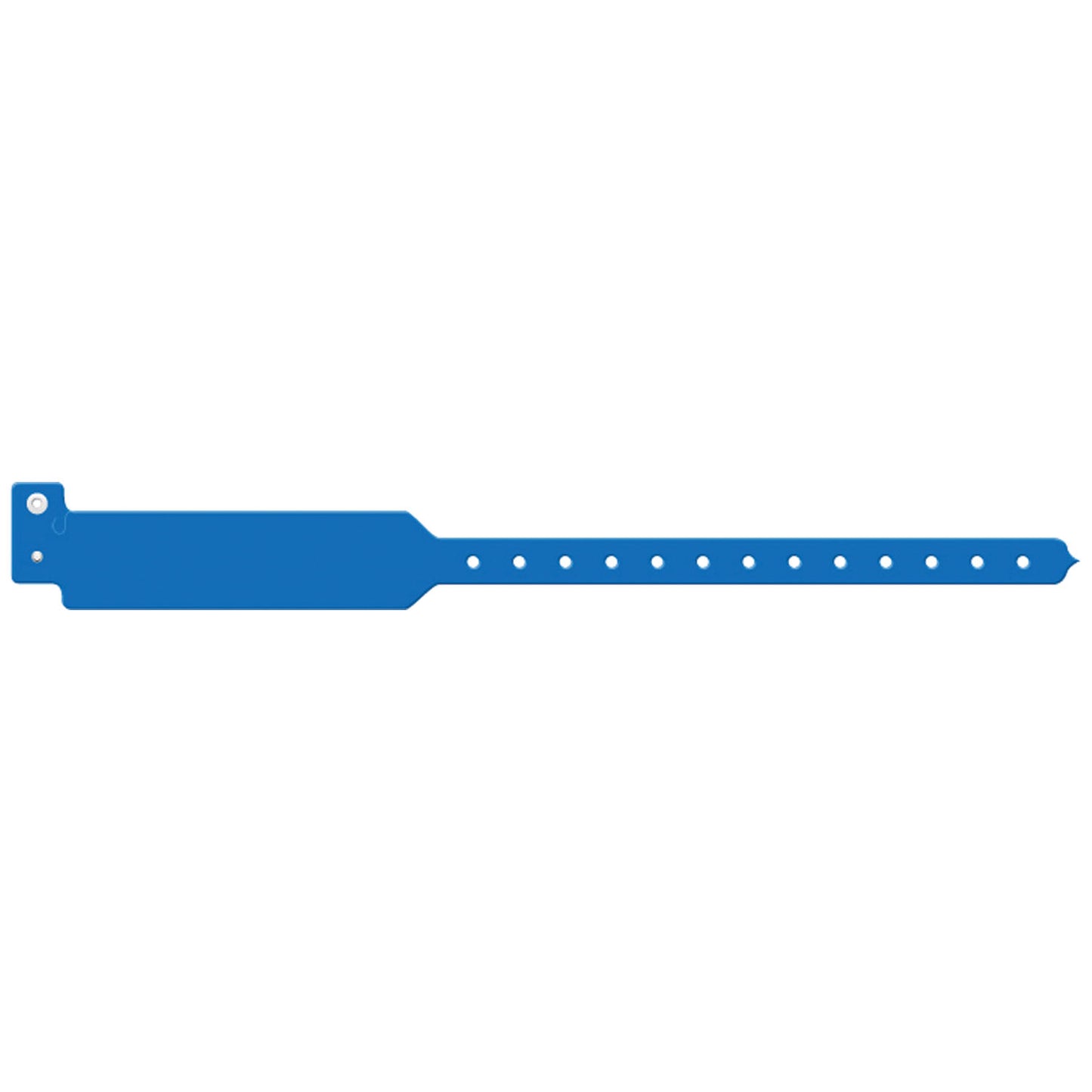 Wristband, Adult, Write-On Tri-Laminate, Custom Printed, Blue, 500/bx