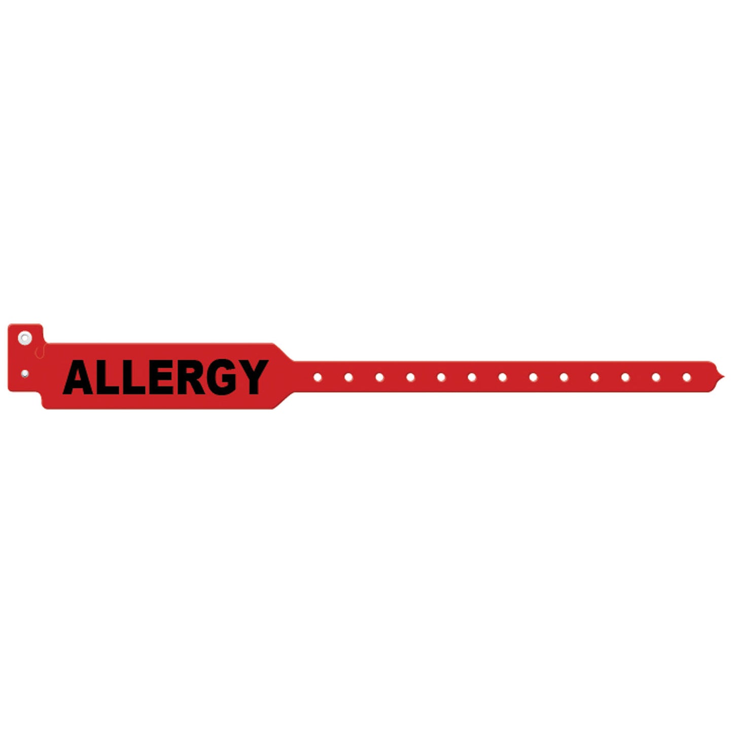 Wristband, Adult, Tri-Laminate, Allergy, Red, 500/bx