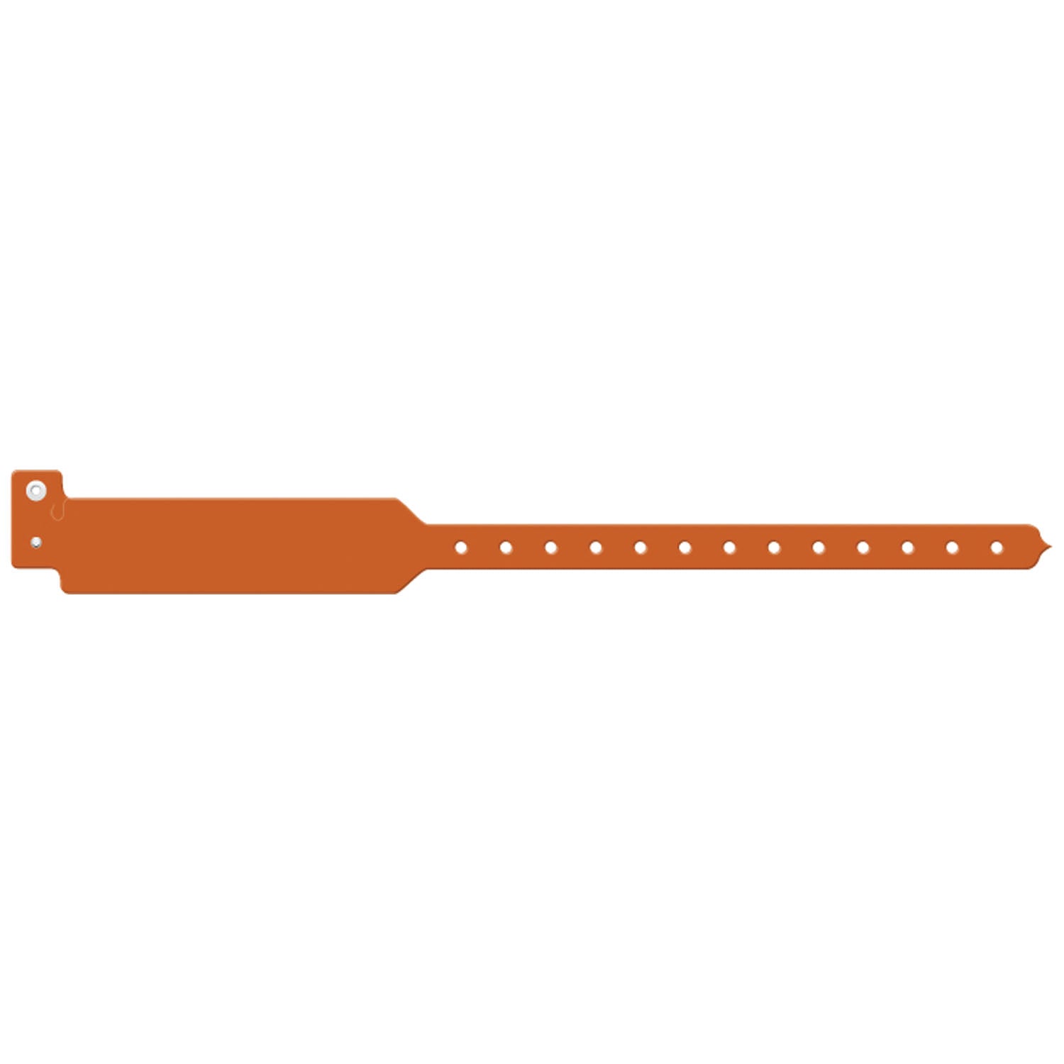 Wristband, Adult, Write-On Tri-Laminate, Orange, 500/bx
