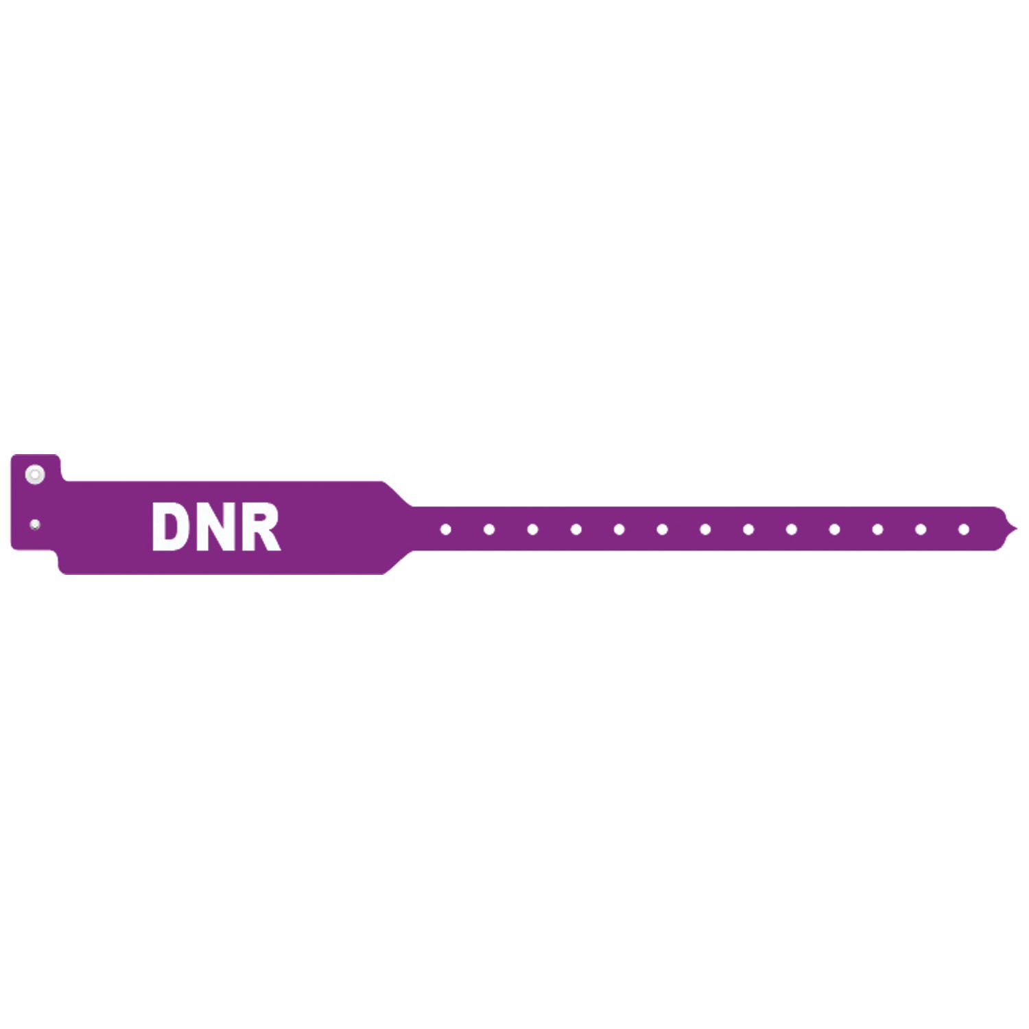 Wristband, Adult, Tri-Laminate, DNR, Purple, 500/bx