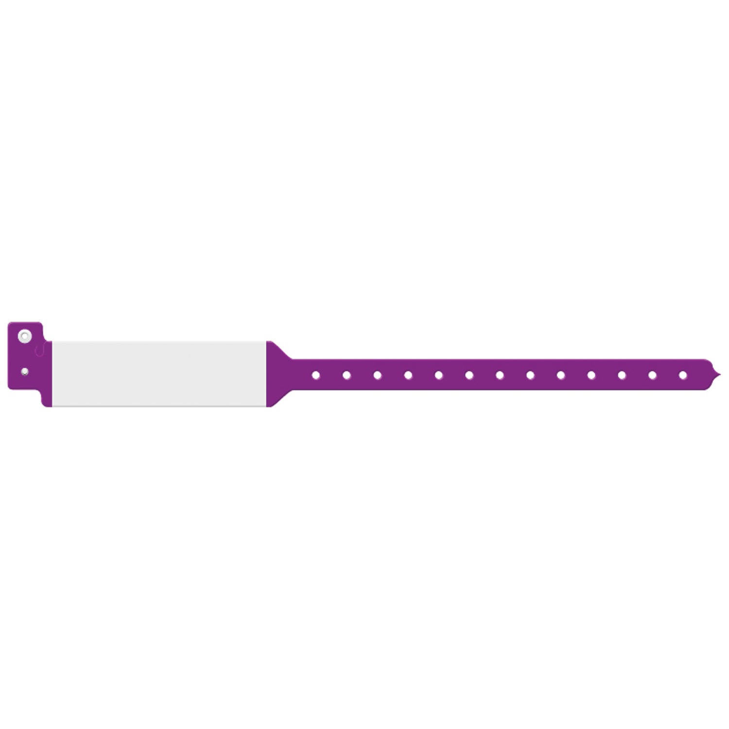 Wristband, Adult, Imprinter Tri-Laminate, Custom Printed, Purple, 500/bx