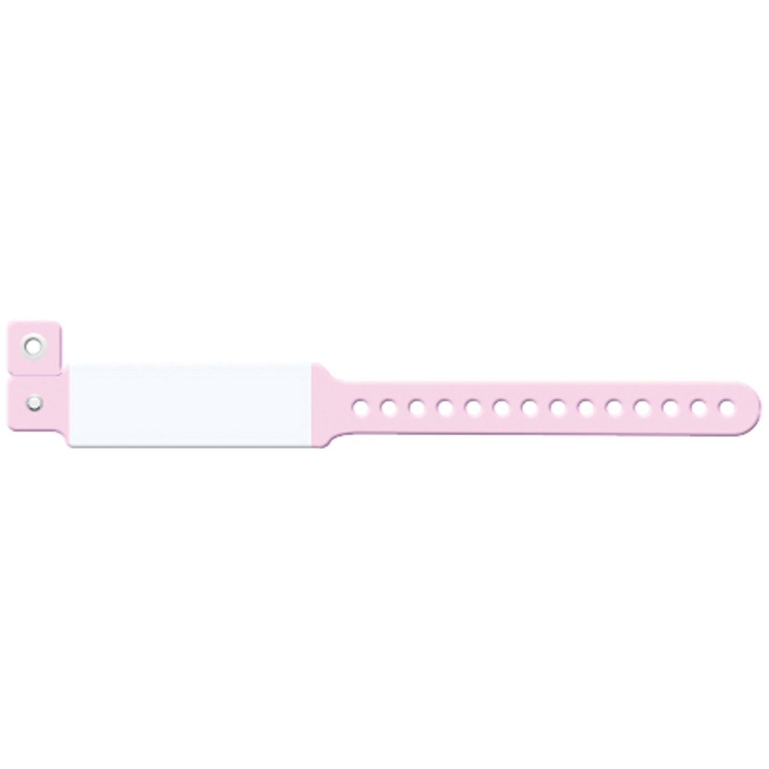 Wristband, Infant, Imprinter Vinyl, Custom Printed, Pink, 250/bx