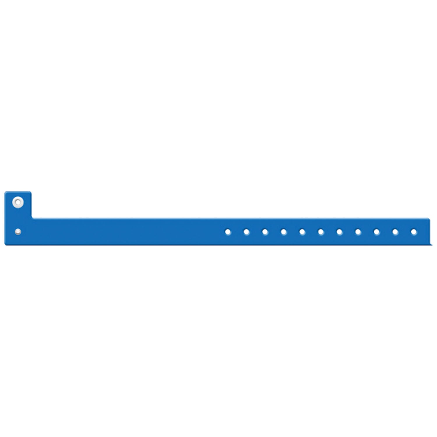 Wristband, Adult/ Pediatric, L Shape Tri-Laminate, Blue, 500/bx