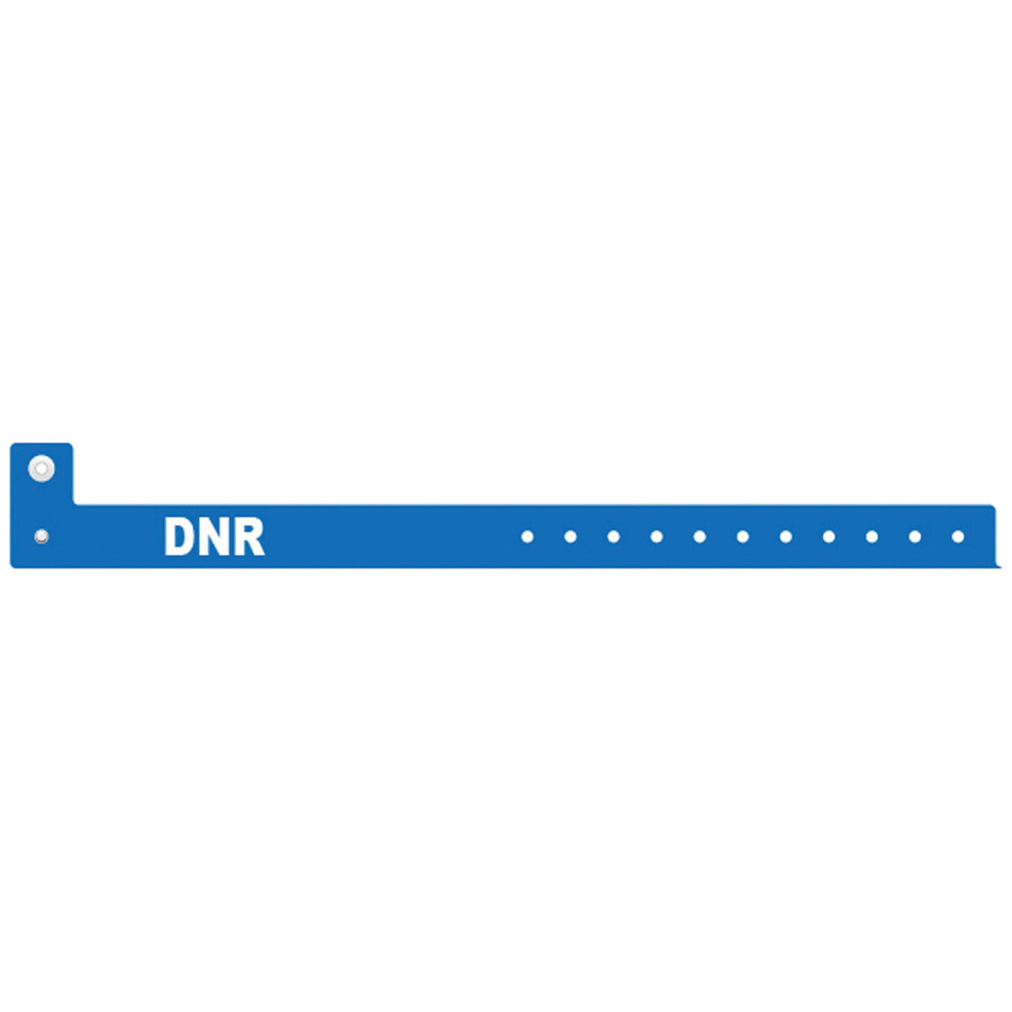 Wristband, L Shape, Tri-Laminate, DNR, Blue, 500/bx