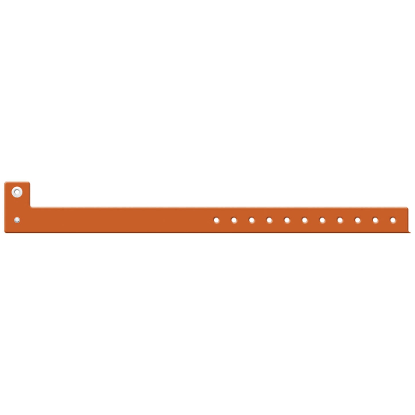 Wristband, Adult/ Pediatric, L Shape Tri-Laminate, Orange, 500/bx
