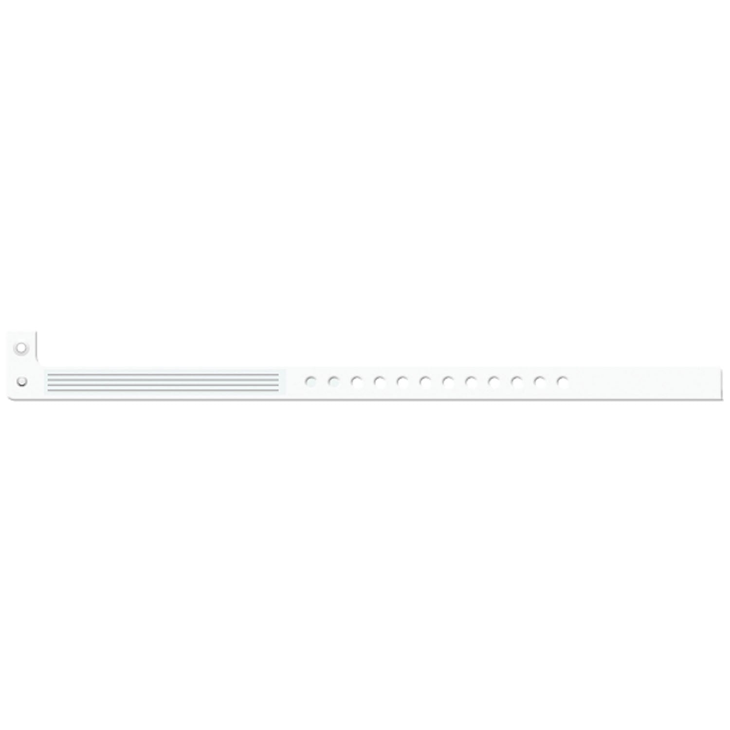 Wristband, L-Shape, Insert Vinyl, White, 500/bx