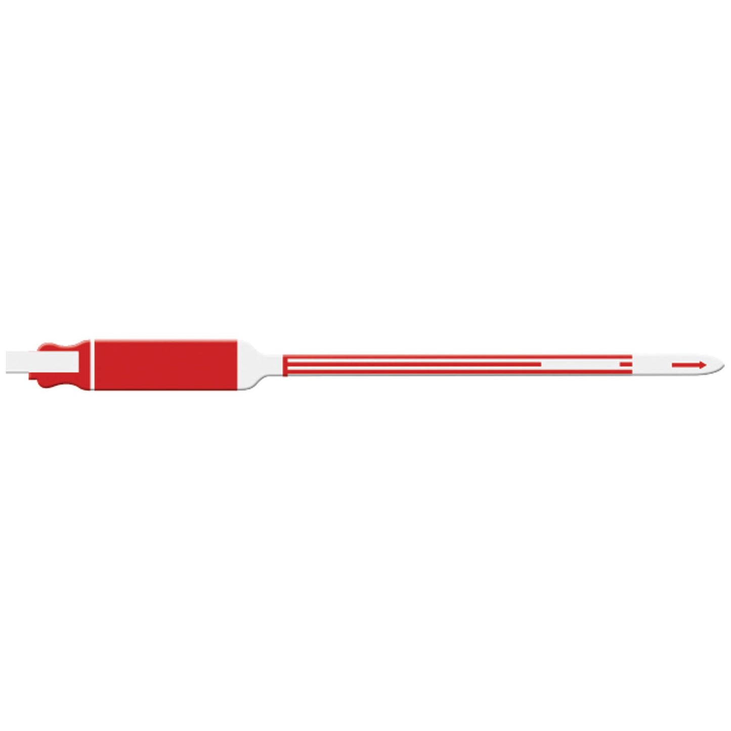 Wristband, Adult/ Pediatric, Write-On, Self Adhesion, Red, 250/bx