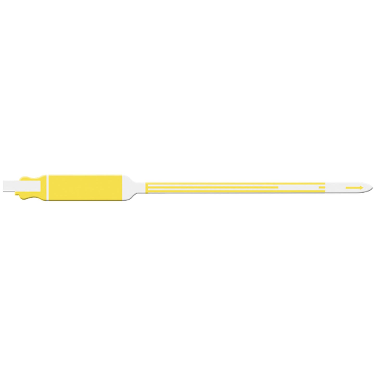 Wristband, Adult/ Pediatric, Write-On, Self Adhesion, Custom Printed, Yellow, 250/bx