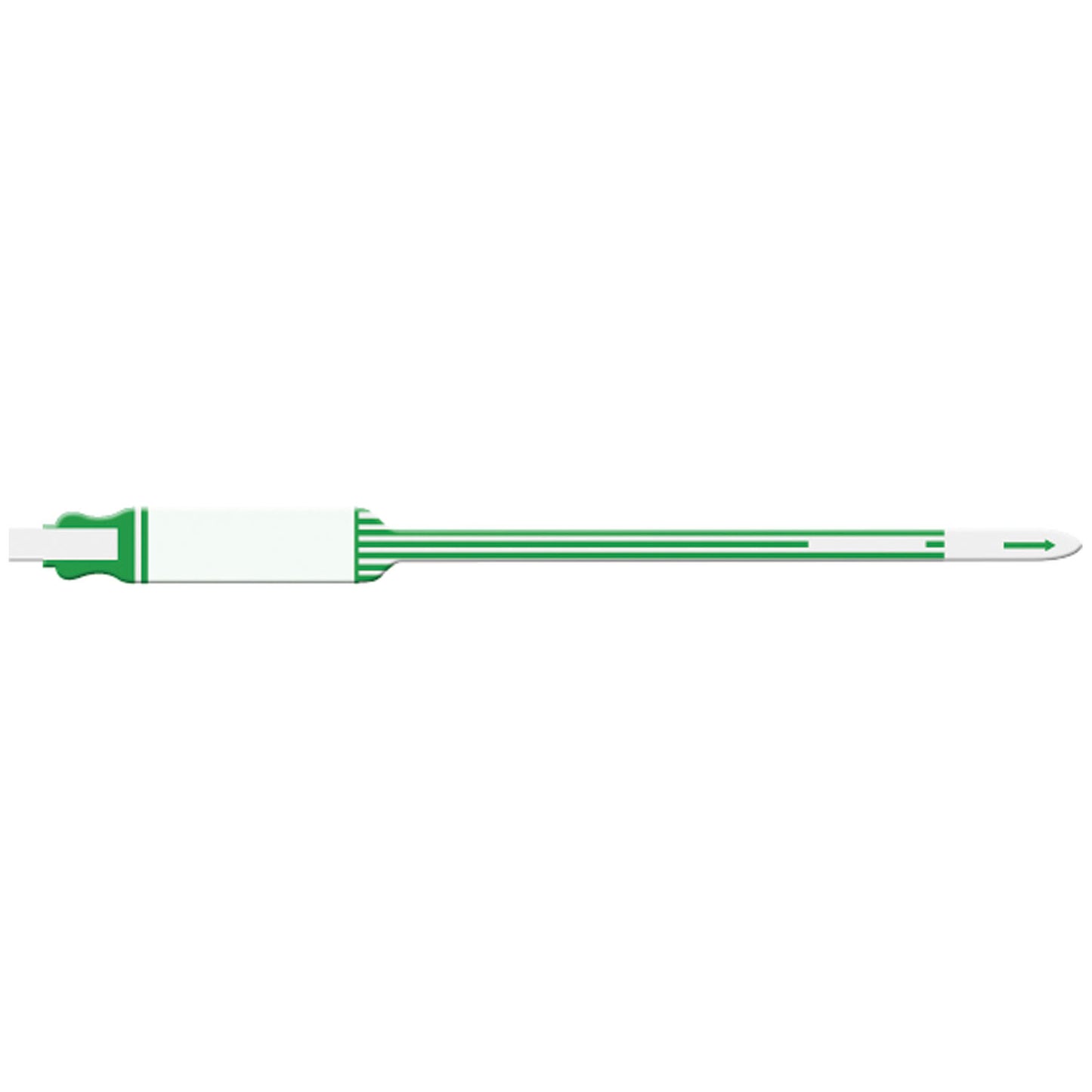 Wristband, Adult/ Pediatric, Imprinter Tri-Laminate, Self Adhesion, Green, 250/bx