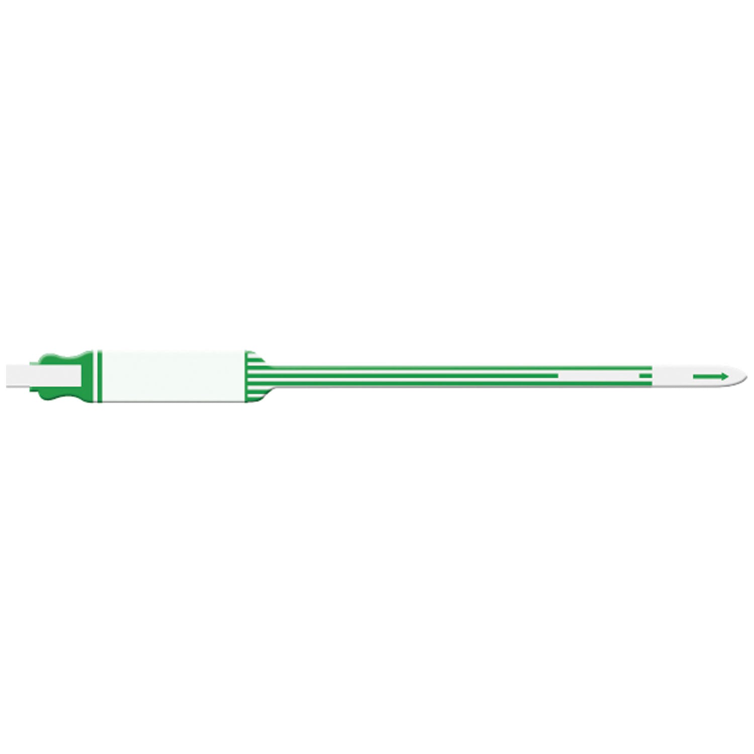 Wristband, Adult/ Pediatric, Imprinter Tri-Laminate, Self Adhesion, Green, 250/bx