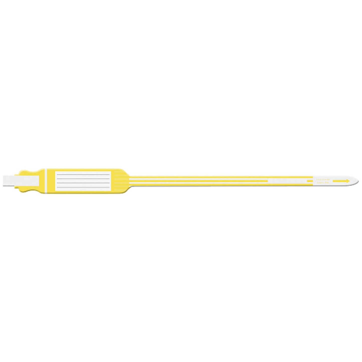 Wristband, Adult/ Pediatric, Insert, Self Adhesion, Tri-Laminate, Yellow, 250/bx