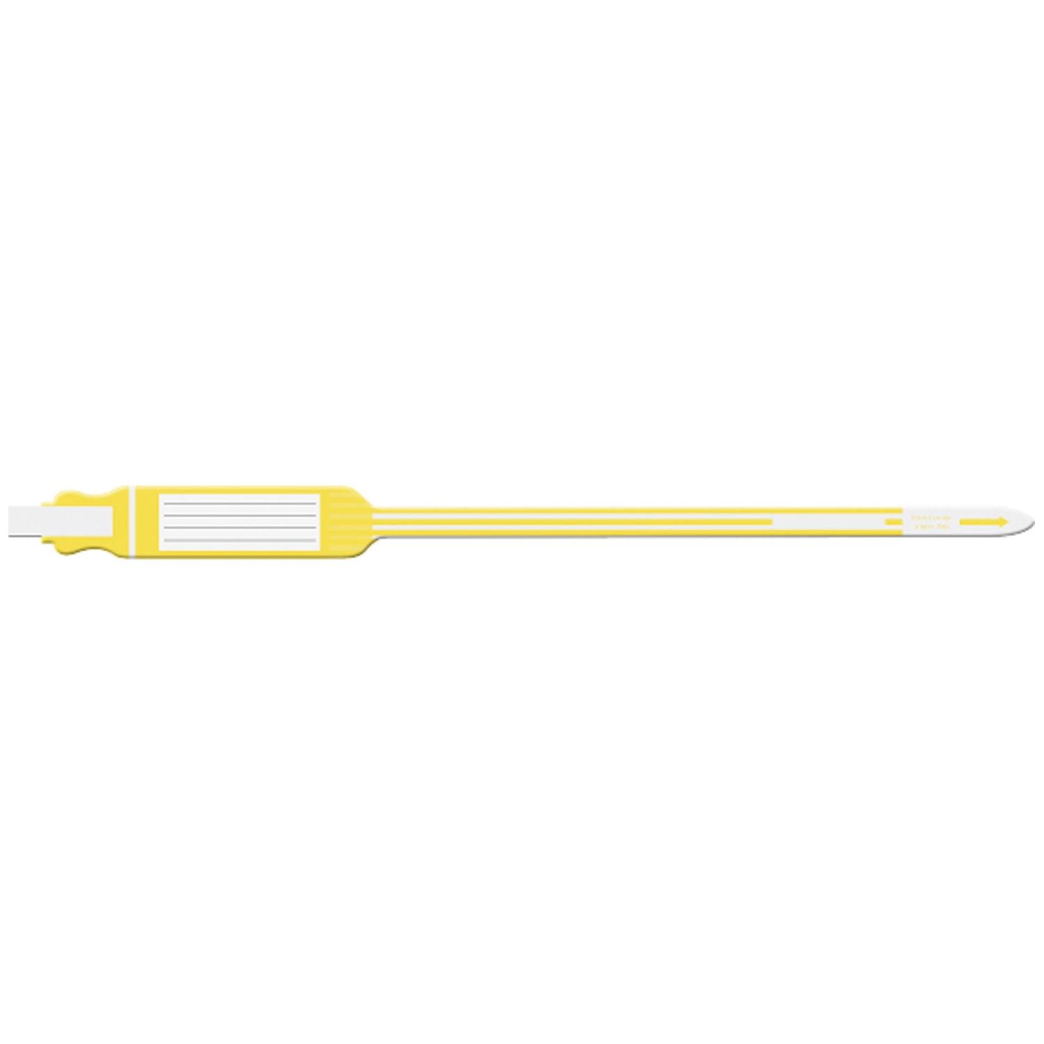 Wristband, Adult/ Pediatric, Insert, Self Adhesion, Tri-Laminate, Yellow, 250/bx
