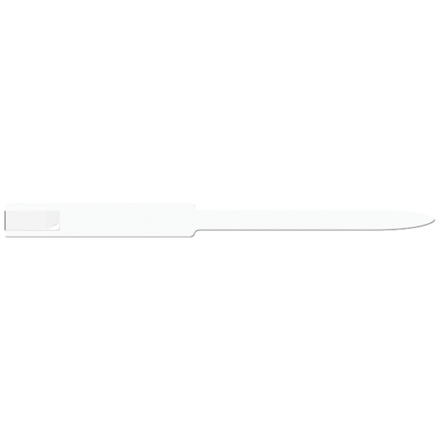 Wristband, Adult, Imprinter, Self Adhesion, Soft Vinyl, White, 250/bx