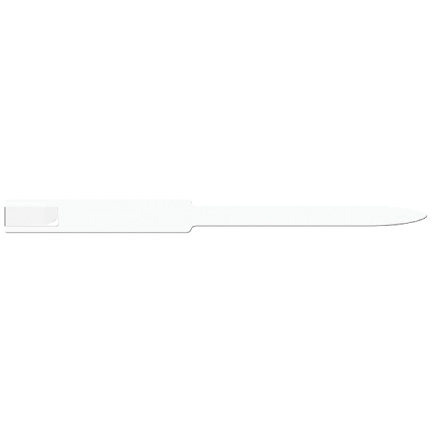 Wristband, Adult, Imprinter, Self Adhesion, Soft Vinyl, White, 250/bx