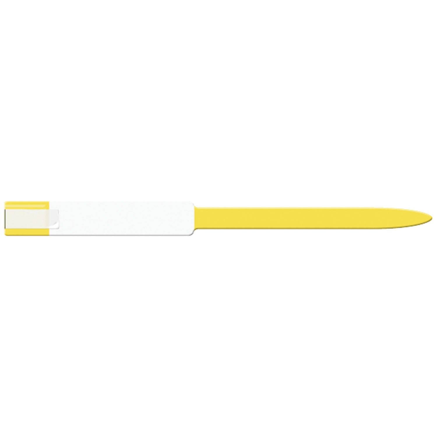 Wristband, Adult, Imprinter, Self Adhesion, Soft Vinyl, Yellow, 250/bx