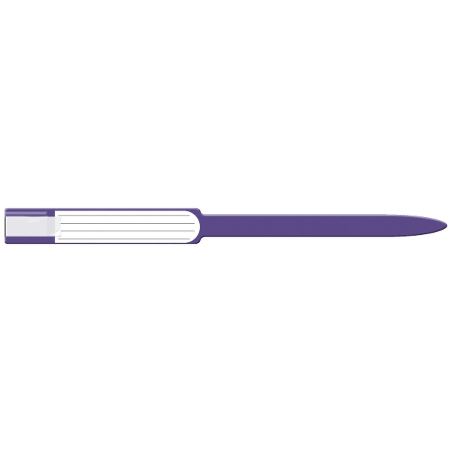 Wristband, Adult, Insert, Self Adhesion, Soft Vinyl, Purple, 250/bx