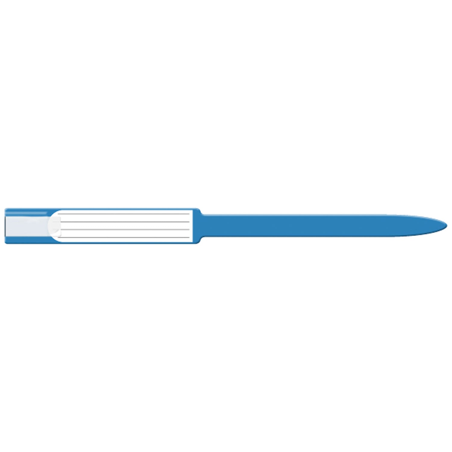 Wristband, Adult, Insert, Self Adhesion, Sealing, Soft Vinyl, Custom Printed, Blue, 250/bx