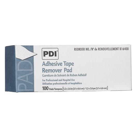 Adhesive Tape Remover Pad, 1.25" x 2.625", 100/bx, 10 bx/cs