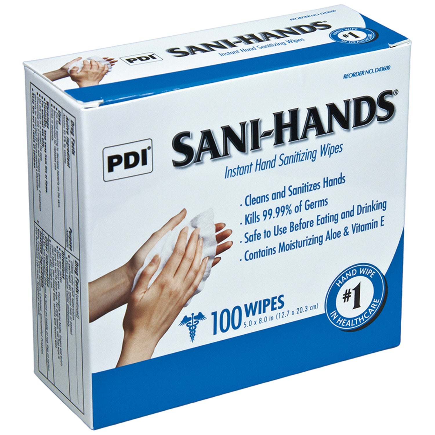 Instant Hand Sanitizing Wipe, 5" x 8", 100/bx, 10 bx/cs (63 cs/plt) (US Only) (Products cannot be sold on Amazon.com or any other 3rd party site) (Item on Manufacturer Allocation - Inventory Limited when Available)
