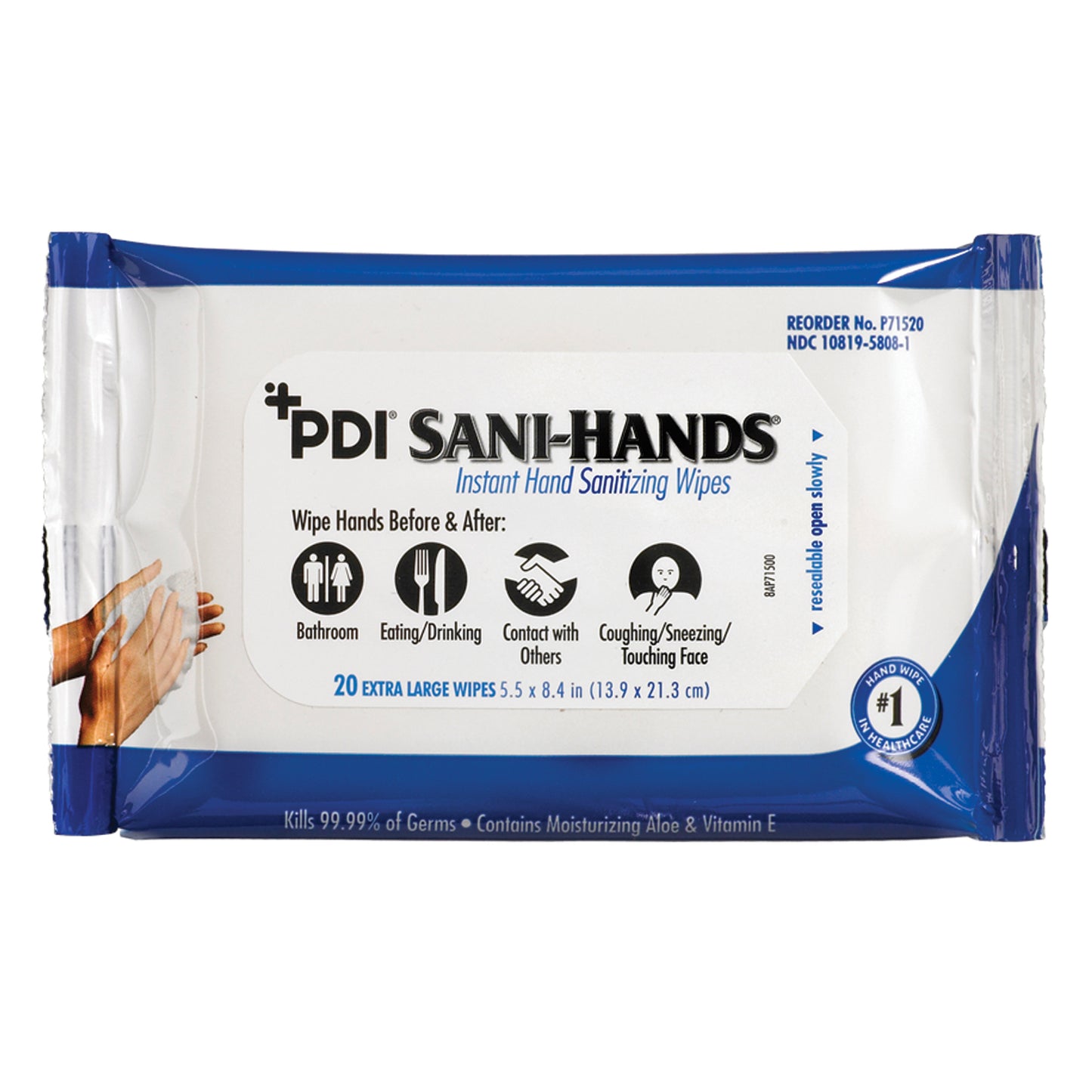 Bedside Pack, 8.4" x 5.5", 20/pk, 48 pk/cs