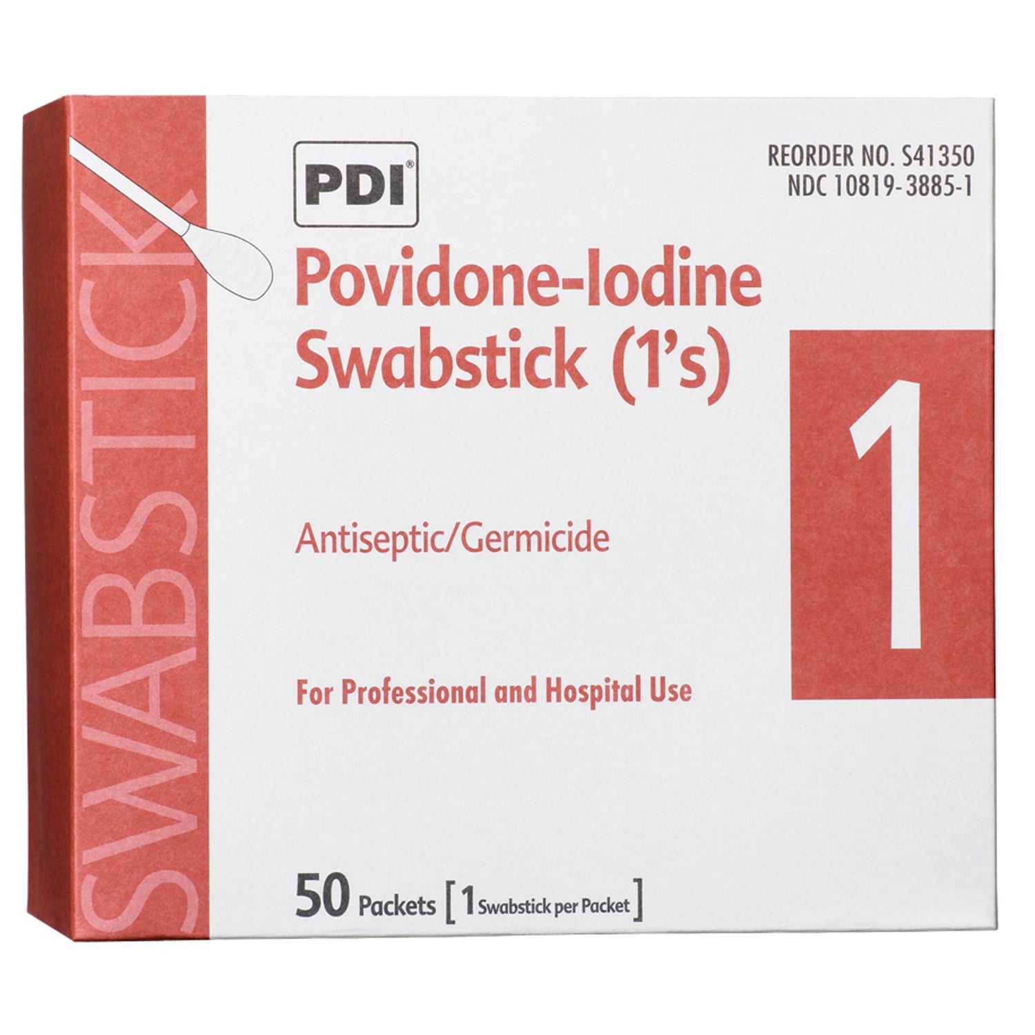PVP Iodine Prep Swab 1s, 1/pk, 50 pk/bx, 10 bx/cs (52 cs/plt) (US Only) (Products cannot be sold on Amazon.com or any other 3rd party site)