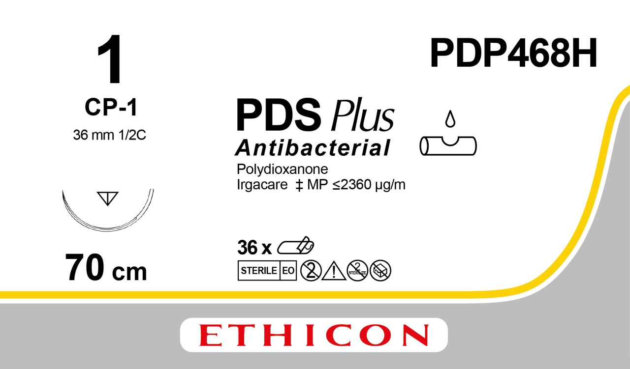 Suture, Reverse Cutting, Size 1, 27", Violet Monofilament, Needle CP-1, _ Circle, 3 dz/bx (Continental US Only)