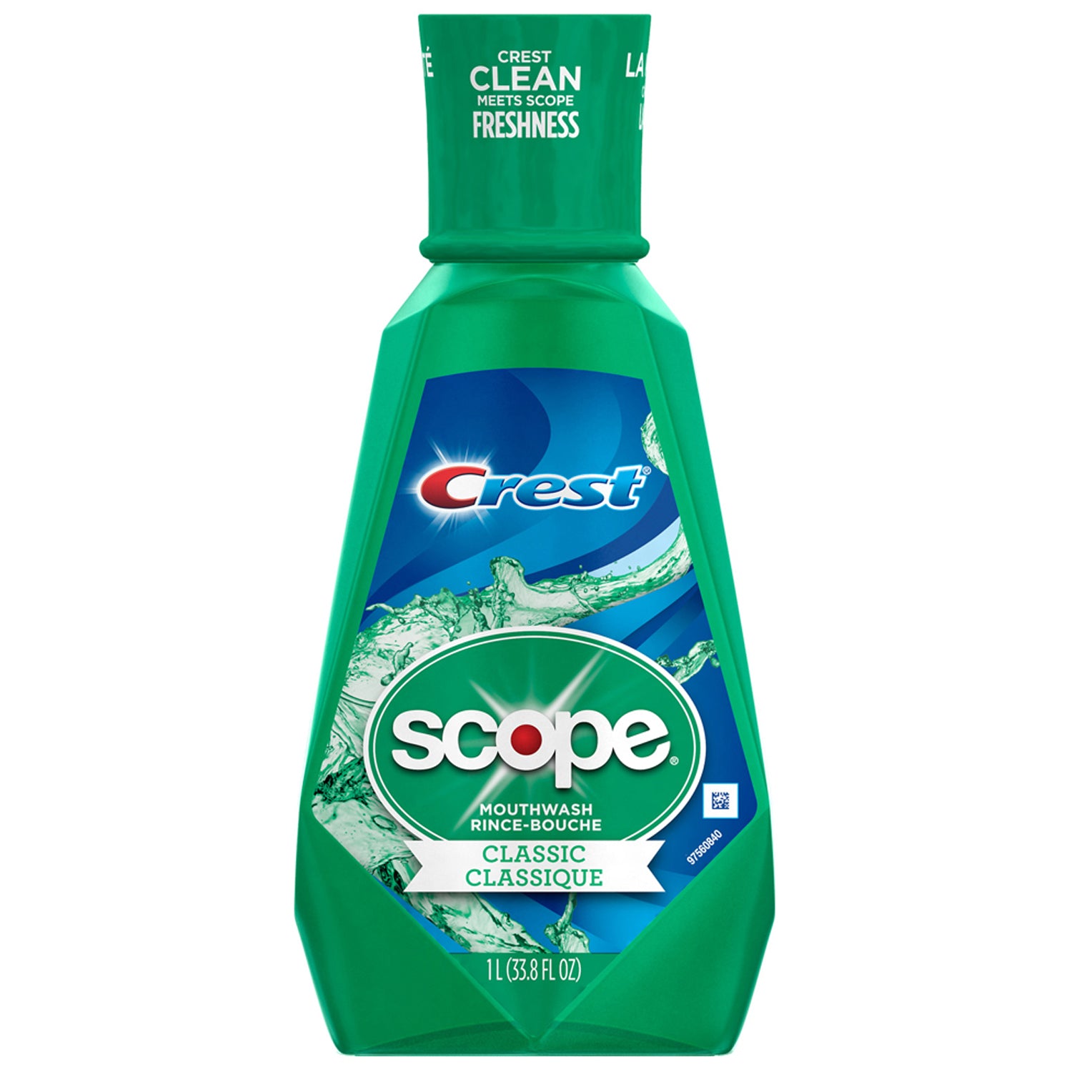 Scope Mouthwash, Classic Original Mint, 1 lt, 6/cs 