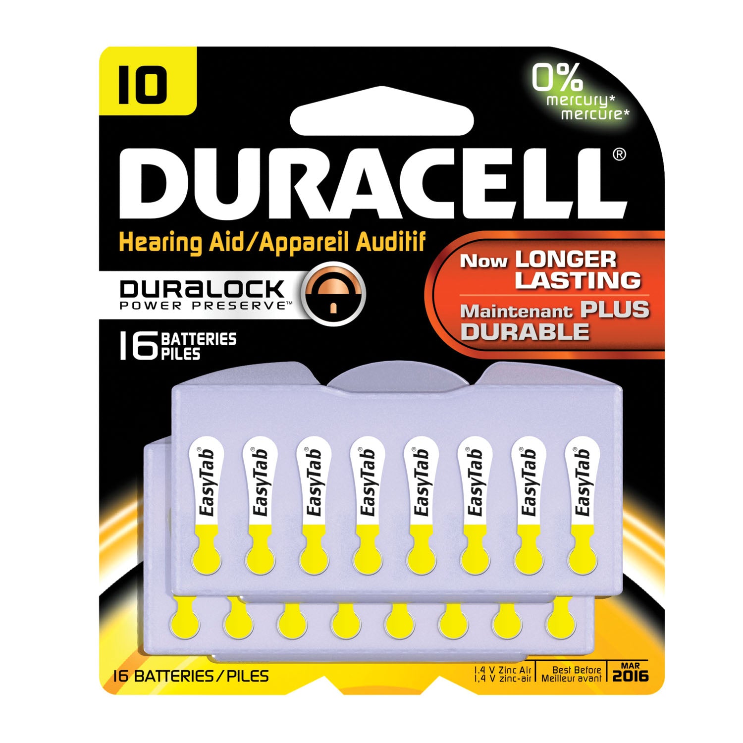 Battery, Zinc Air, Size 10, 16pk, 6 pk/bx, 6 bx/cs (UPC# 66119) (Products are not for Private Household Markets; Products cannot be sold on Amazon.com or any other 3rd party site)