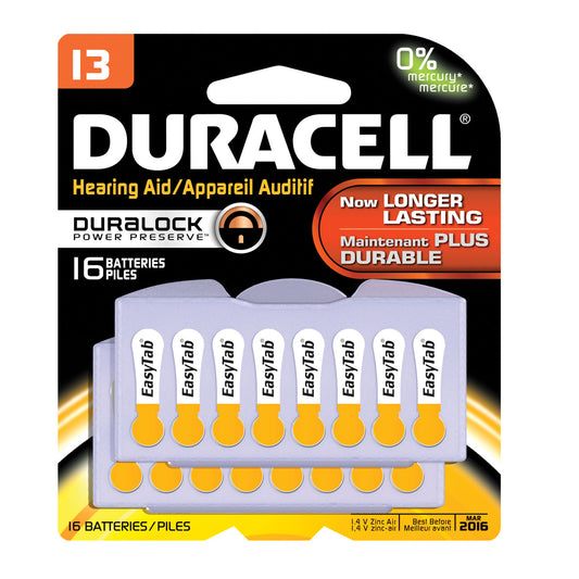 Battery, Zinc Air, Size 13, 16pk, 6 pk/bx, 6 bx/cs (UPC# 66122) (Products are not for Private Household Markets; Products cannot be sold on Amazon.com or any other 3rd party site)