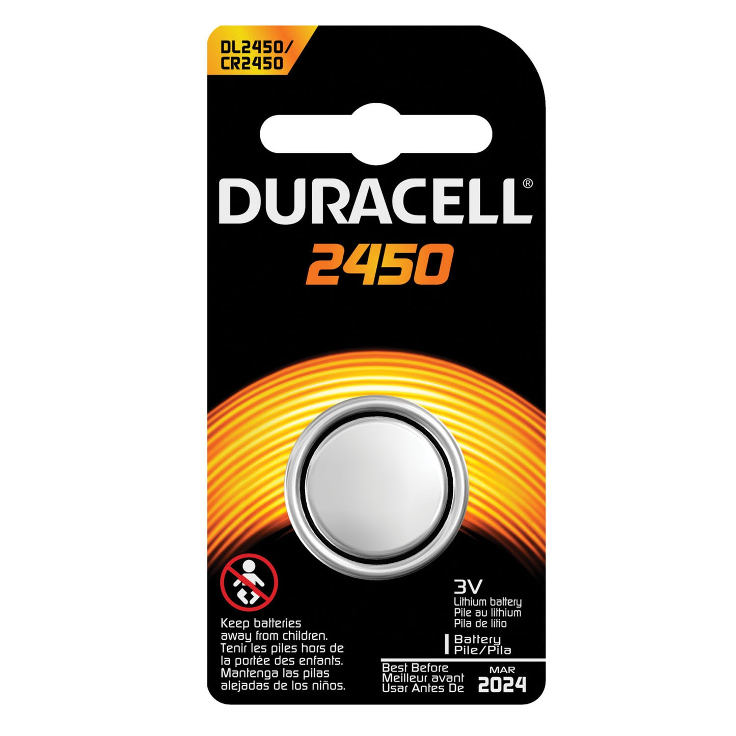 Battery, Lithium, Size DL2450, 3V, 6/bx (UPC# 66186) (Item is considered HAZMAT and cannot ship via Air or to AK, GU, HI, MP, PR, VI) (Products are not for Private Household Markets; Products cannot be sold on Amazon.com or any other 3rd party site)