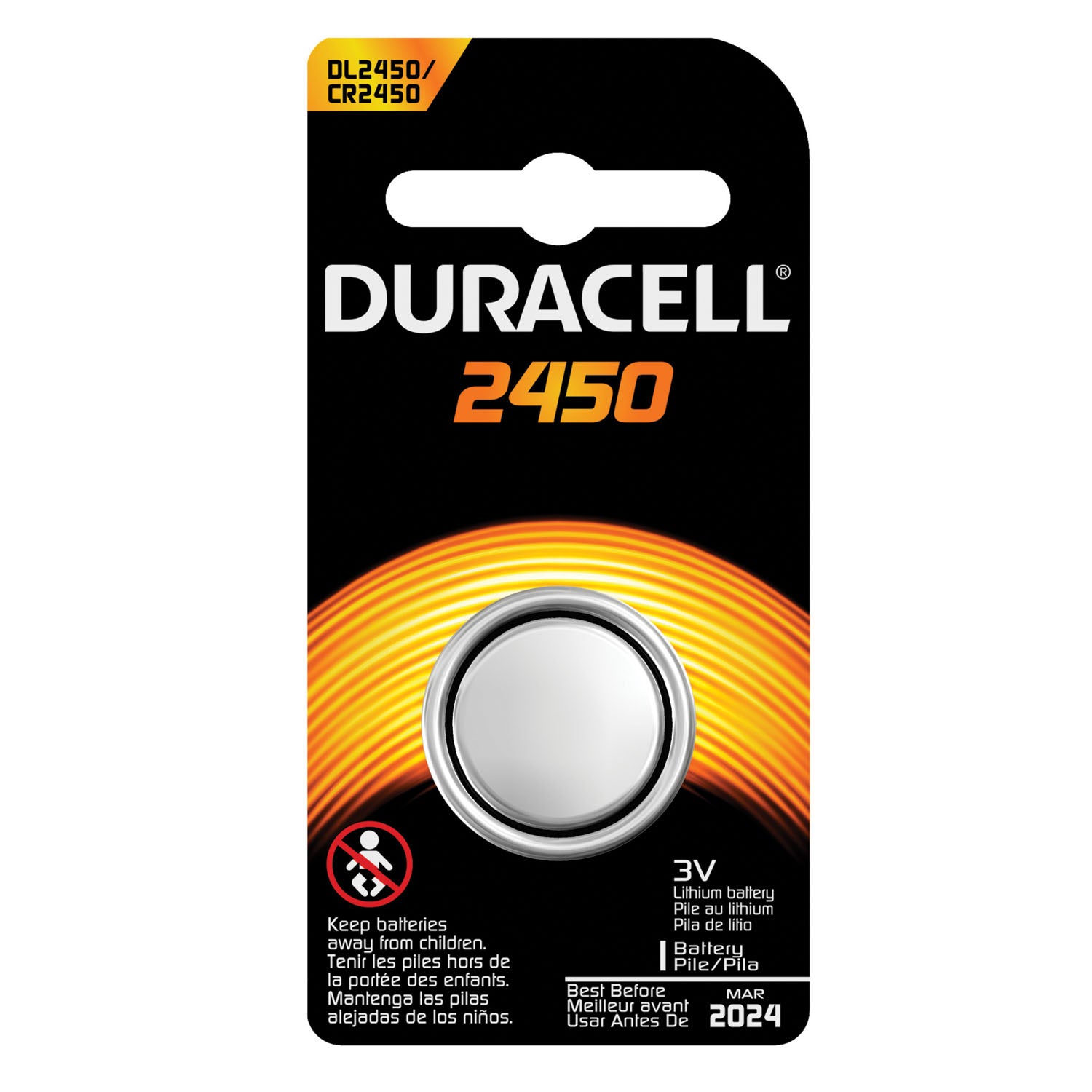 Battery, Lithium, Size DL2450, 3V, 6/bx (UPC# 66186) (Item is considered HAZMAT and cannot ship via Air or to AK, GU, HI, MP, PR, VI) (Products are not for Private Household Markets; Products cannot be sold on Amazon.com or any other 3rd party site)