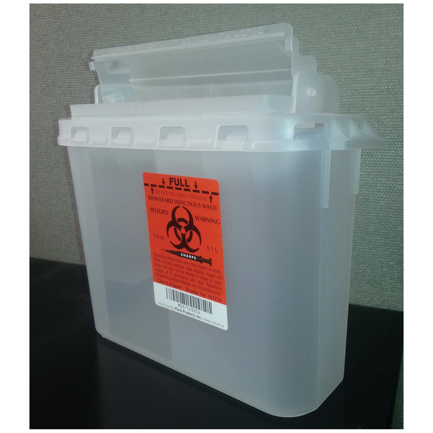 Container, 5.4 Qt, Clear, 10/bx, 2 bx/cs (Item is on allocation. Supplie may be limited or there may be longer than normal lead times)