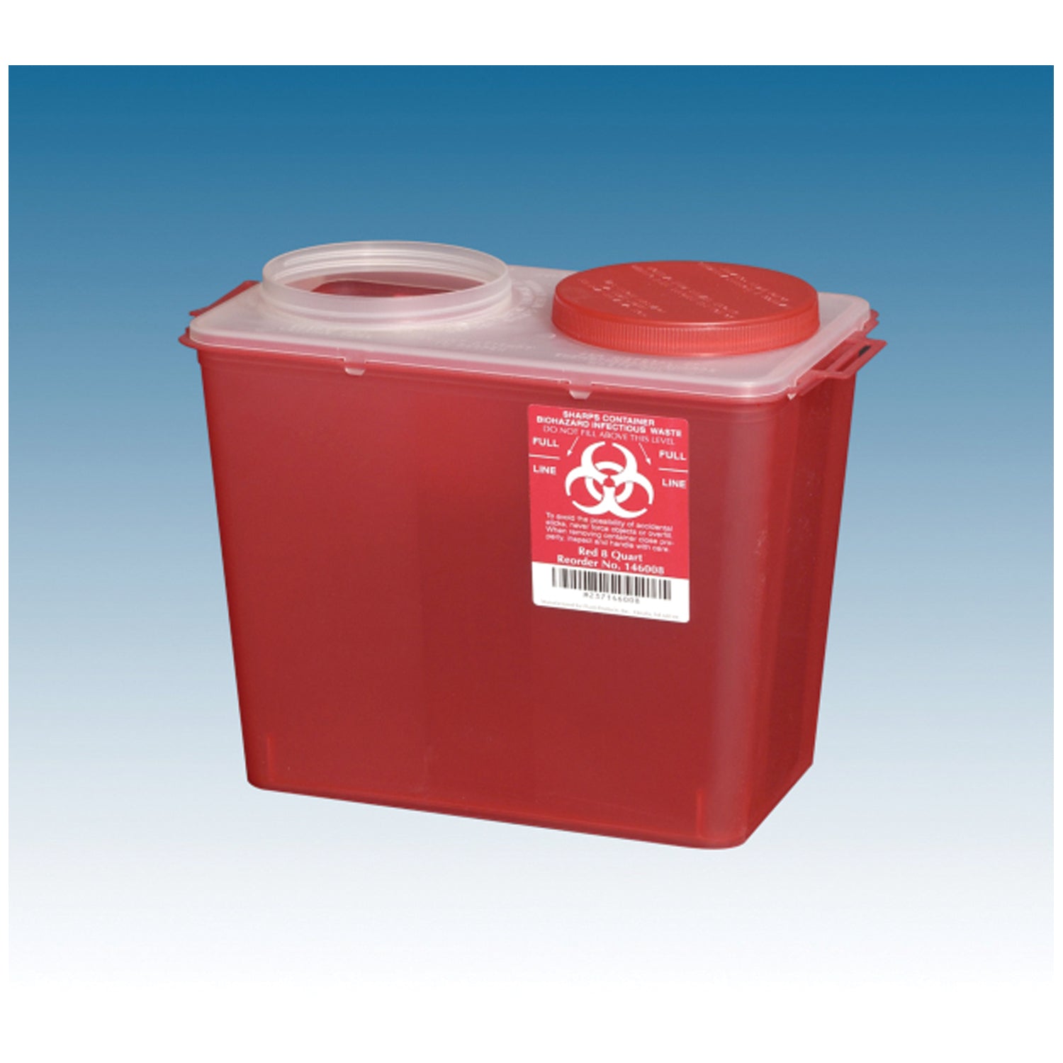 Big Mouth Container, 8 Qt Red, 20/cs (Item is on allocation. Supplie may be limited or there may be longer than normal lead times)