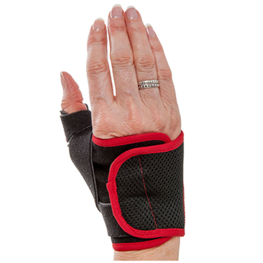 Design Line Thumb Splint, Right, Small, Red Trim, Latex Free (Not to be sold on any third party online store or site, such as Amazon, Walmart, etc)