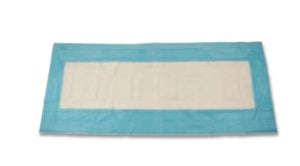 STAT-BLOC Table Sheet, Antimicrobial, Quilted, Standard, Disposable, 20/cs (US Only)