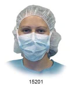Mask, Surgical, Standard, Classic Style, Blue, 300/cs
